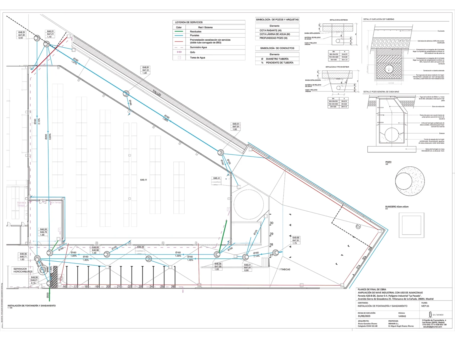Delineación Técnica MEP.05 - Instalación de fontanería y saneamiento